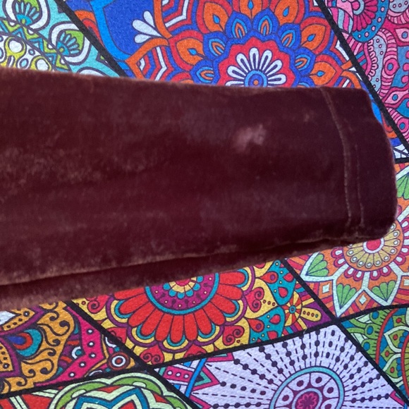 🌟SOLD🌟 Vintage 90s Y2K Lisa Ho Brown Velvet Cutout Formal Midi Dress Sz 10 - Picture 6 of 8